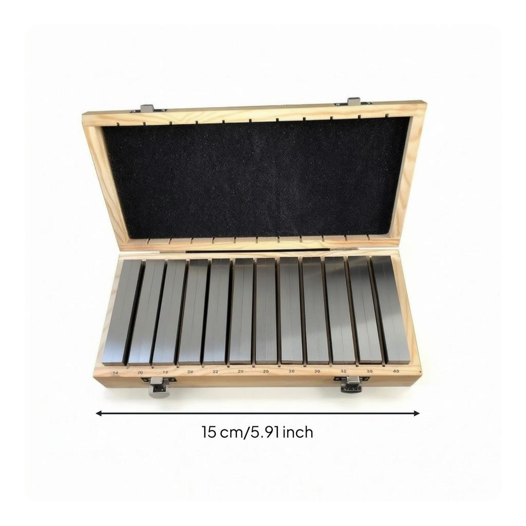 24 Pieces Parallel Gauge Block Set Accurate Hardened