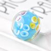 2 buc 20mm Margele Rotunde Mari Handmade Floare Lampwork Sticlă Margele Libere pentru Accesorii de Fabricare Bijuterii DIY Artizanat Descoperiri