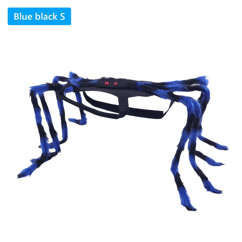Haustier Spinnenkostüm Verstellbarer Riemen Felliges Hunde Spinnenkostüm Halloween Spinnenkostüme Weihnachtsdekorationen Haustierbedarf