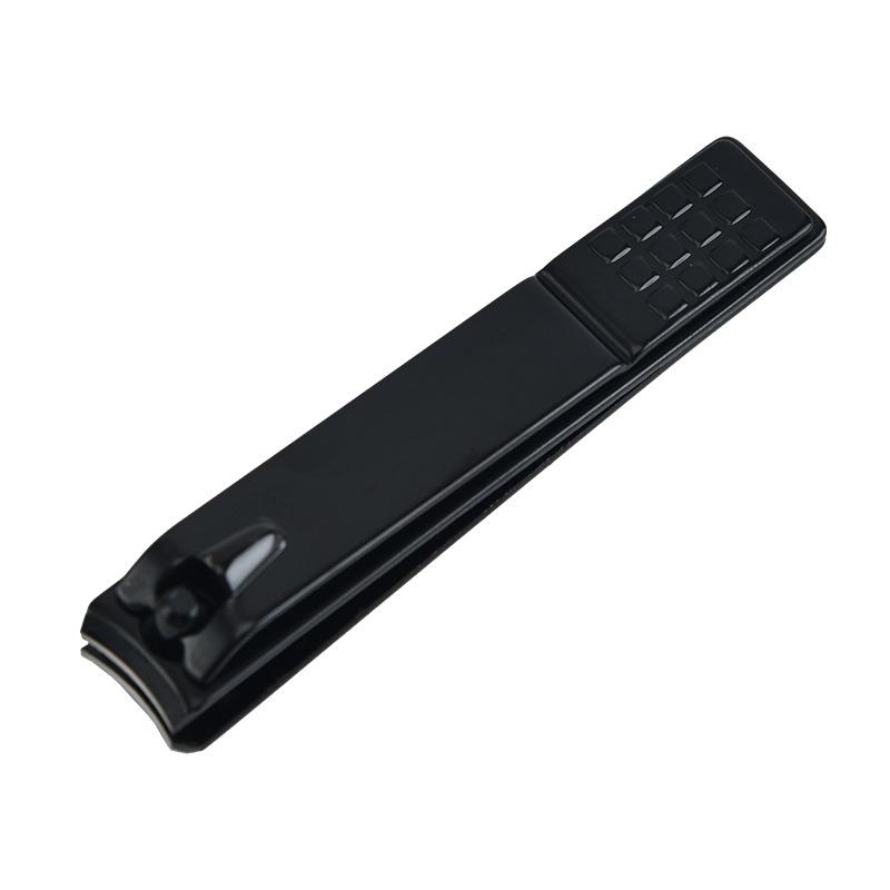 Carbon Steel Manicure Nail Clippers Set: Splash-Proof Large & Small Clippers