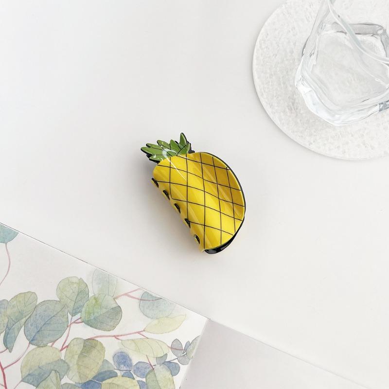 Cute and Versatile Hair ClipsFruit and Vegetable Grabber Back of The Head Updo Shark Clip Hair Accessory