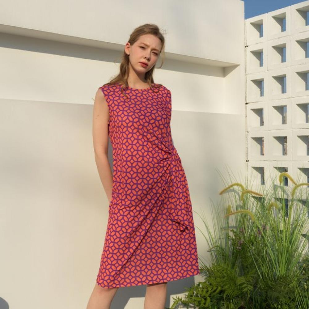 Lipbbam Creora Nelly Jersey Tie Sleeve Dress Ldm55pz01