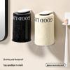 Wall-Mounted Magnetic Stainless Steel Toothbrush Cup - No-Punch, Anti-Fall Design
