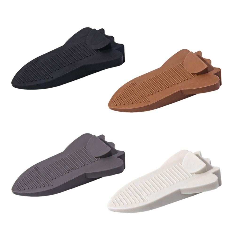 Invisible No Drilling Door Stopper Floor Mounted Door Holders Door Stop Wedges  for Door Bottom