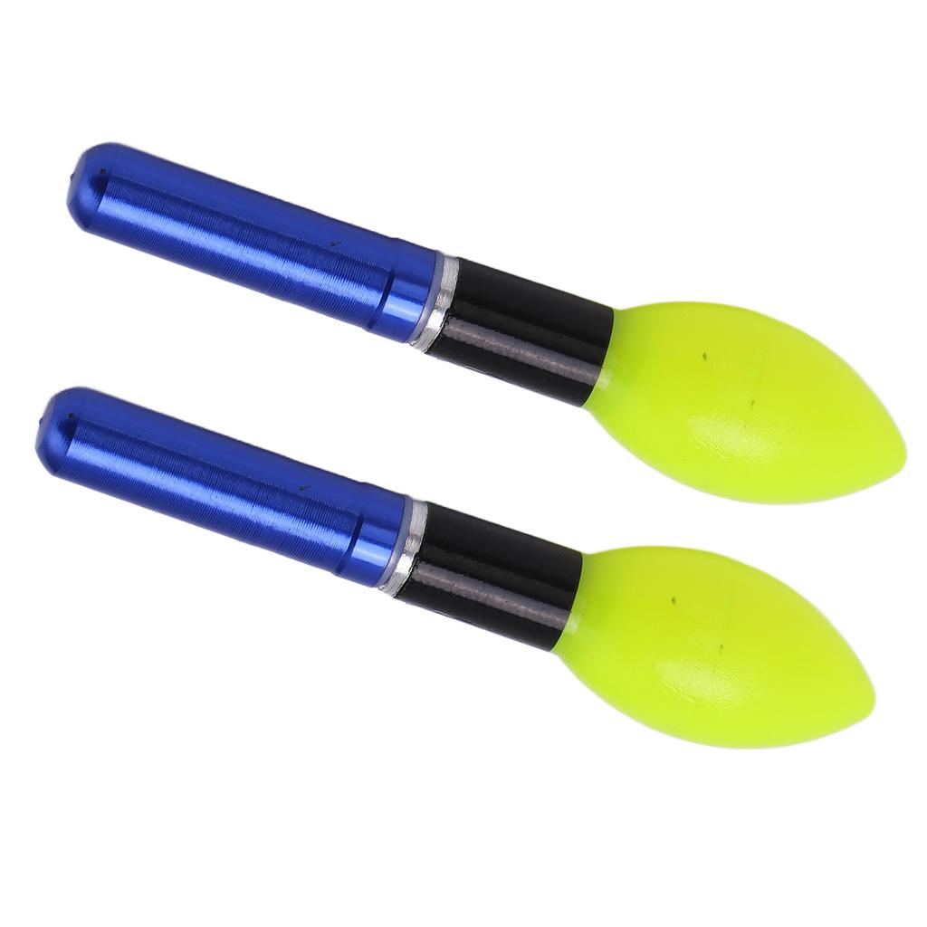 2ks Svítící rybářské splávky LED Svítící rybářské splávky pro noční rybolovModré