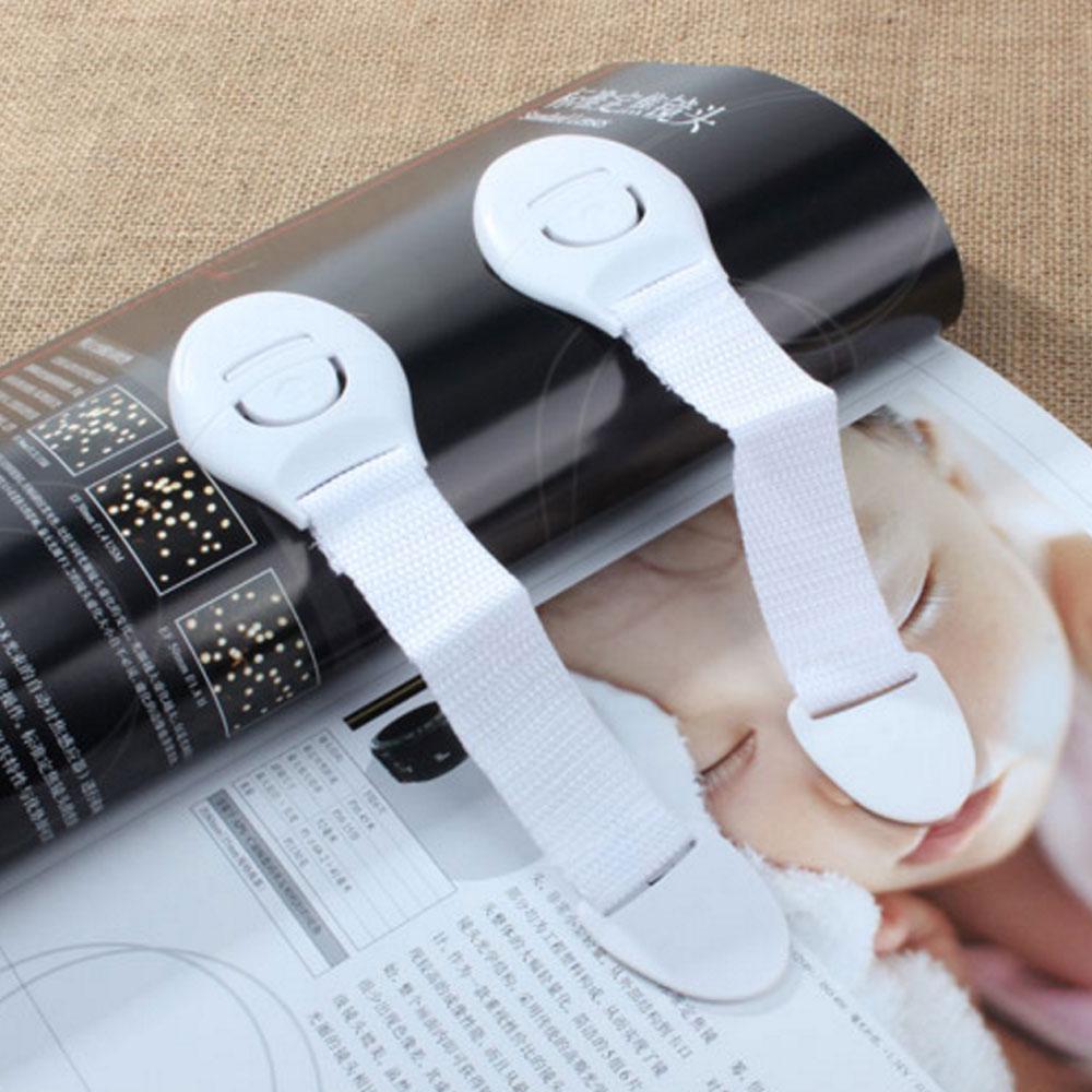 10 Pcs/Lot Plastic Child Lock Drawer Door Cabinet Cupboard Toilet Safety Locks Kids Safety Plastic Locks for Children Protection