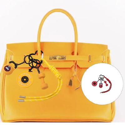 Athletic Styles Key Holder Premium PVC Construction Trendy Bag Charm For Sports Equipment Organization