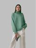 Women's Classic Solid Color Turtleneck Sweater - European & American Autumn/Winter Loose Knitwear