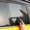 Tergicristallo per Doccia Multiuso per Porte della Doccia Finestra del Bagno e Vetri dell'Auto Acciaio Inossidabile Nero 10 Pollici