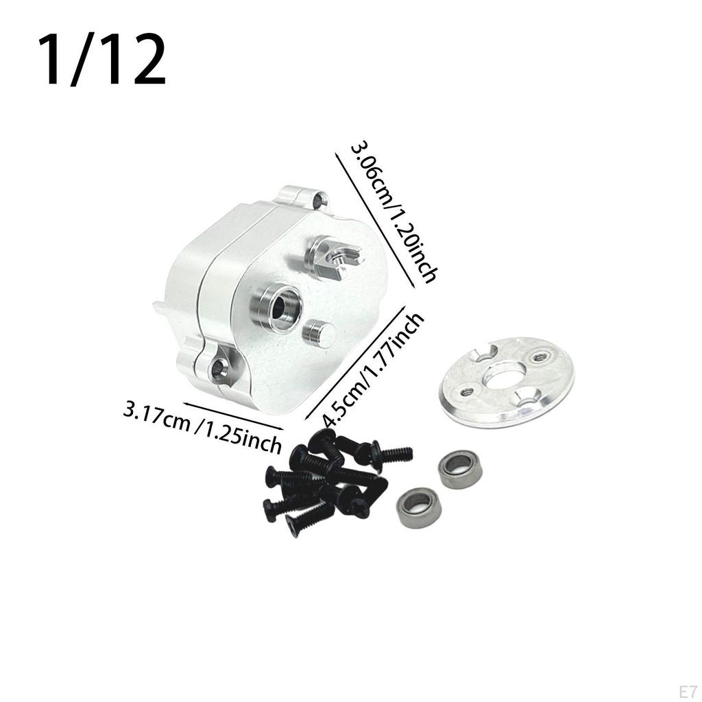 Aluminum Cover for RC Gear Box Housing, Compatible with 99S MN168 1/12 Scale