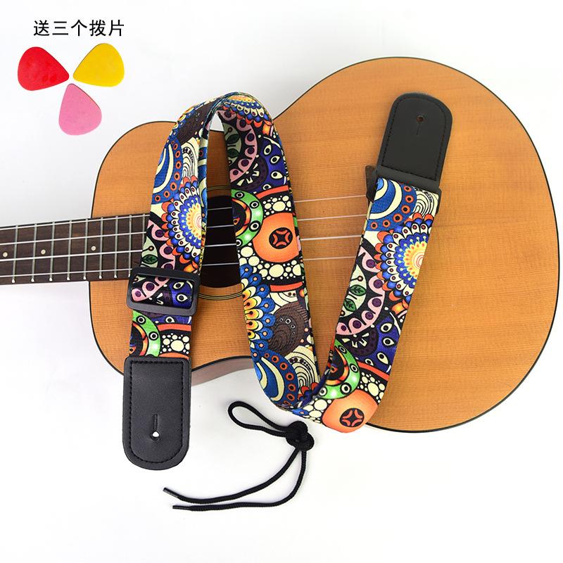 Ukulele Strap Woven Thickened Children's Crossbody Ukulele Strap Special Shoulder Strap for Ukulele