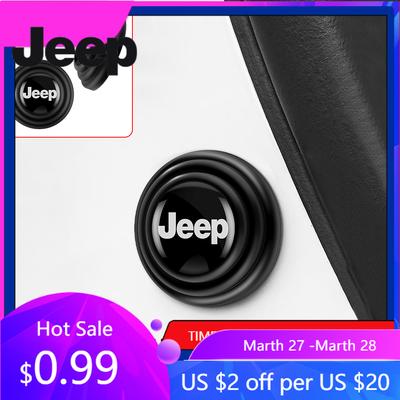 For Jeep Car Door Shock Absorber Gasket Buffer Anti-collision Silicone Sticker For Jeep Renegade Compass Grand Cherokee Wrang