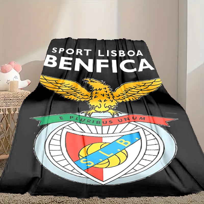 [SL Benfica Blanket] Soft Throw Blanket for Bed Sofa, Holiday Gift Blanket for Women Men Family Friend