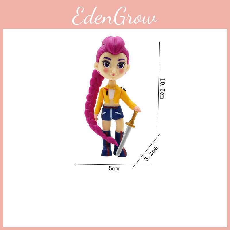 Kpop Demon Hunters Plastic Anime Action Figures For Collectors And Kids