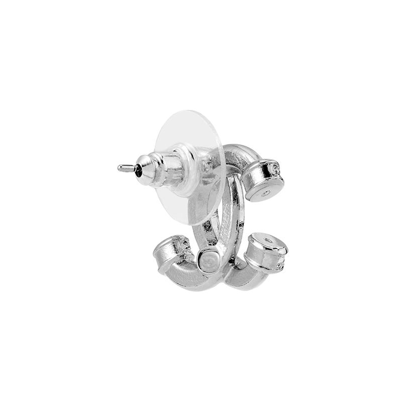Chanel Simple Casual Fashion Metal Earrings for Women