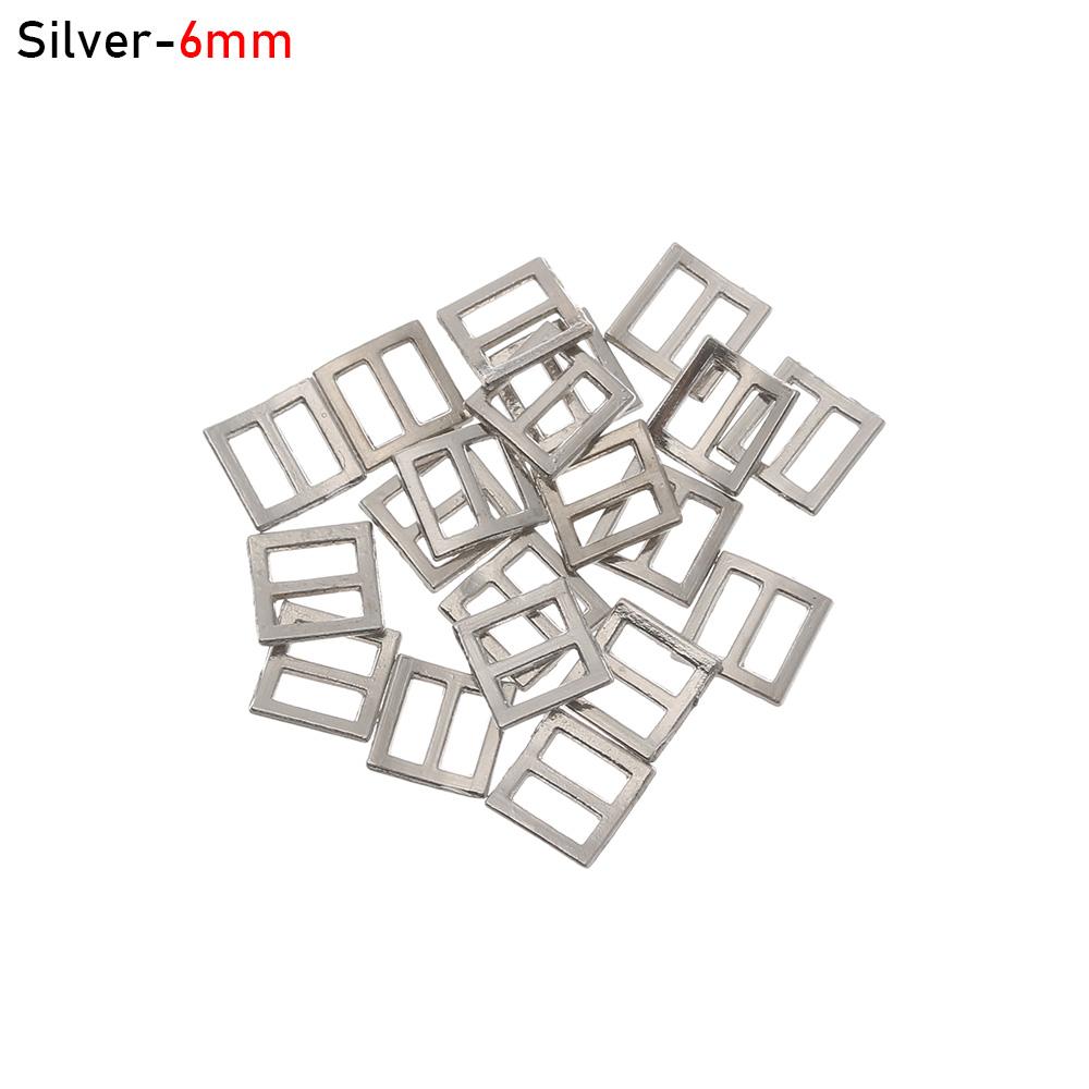 20Pcs 6/7/8.5mm Ultra-small Square Buckle for Doll Bags Shoes Clothes Mini Belt ButtonsDIY Clothing Sewing Accessories