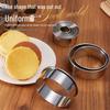 Stainless Steel Dumpling/Tart Skin Cutter & Mousse/Donut Baking Mold Set.
