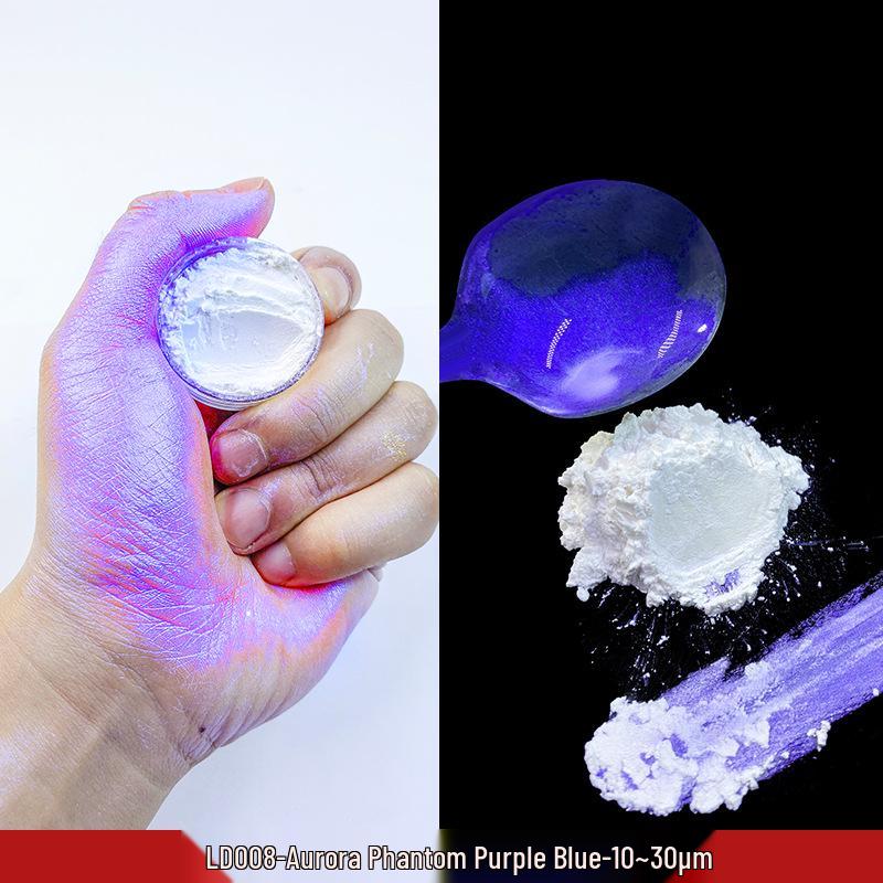 Iridescent Aurora Cosmetic Grade Mica Powder for Glitter Eyeshadow & Bath Soap, 10g
