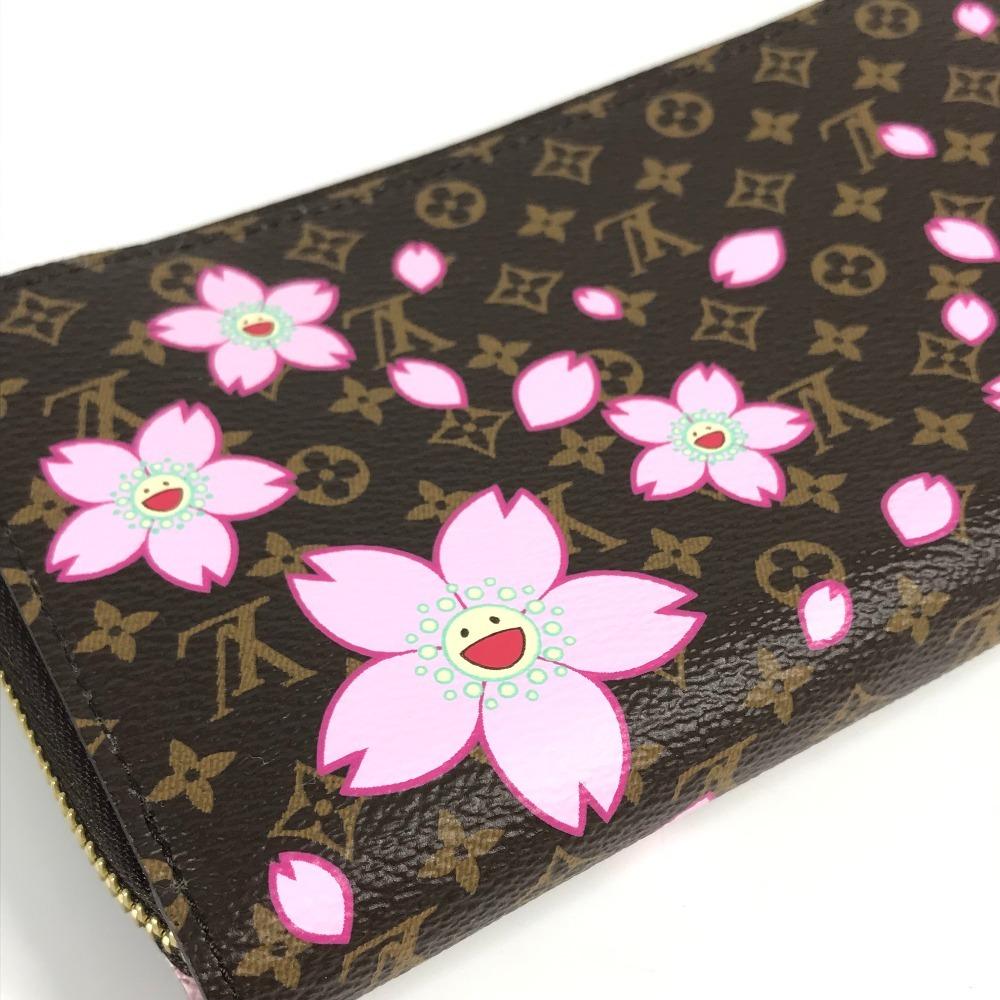 Louis Vuitton M13433 Murakami Takashi Monogram Zippy Wallet CherryBlossom Unused