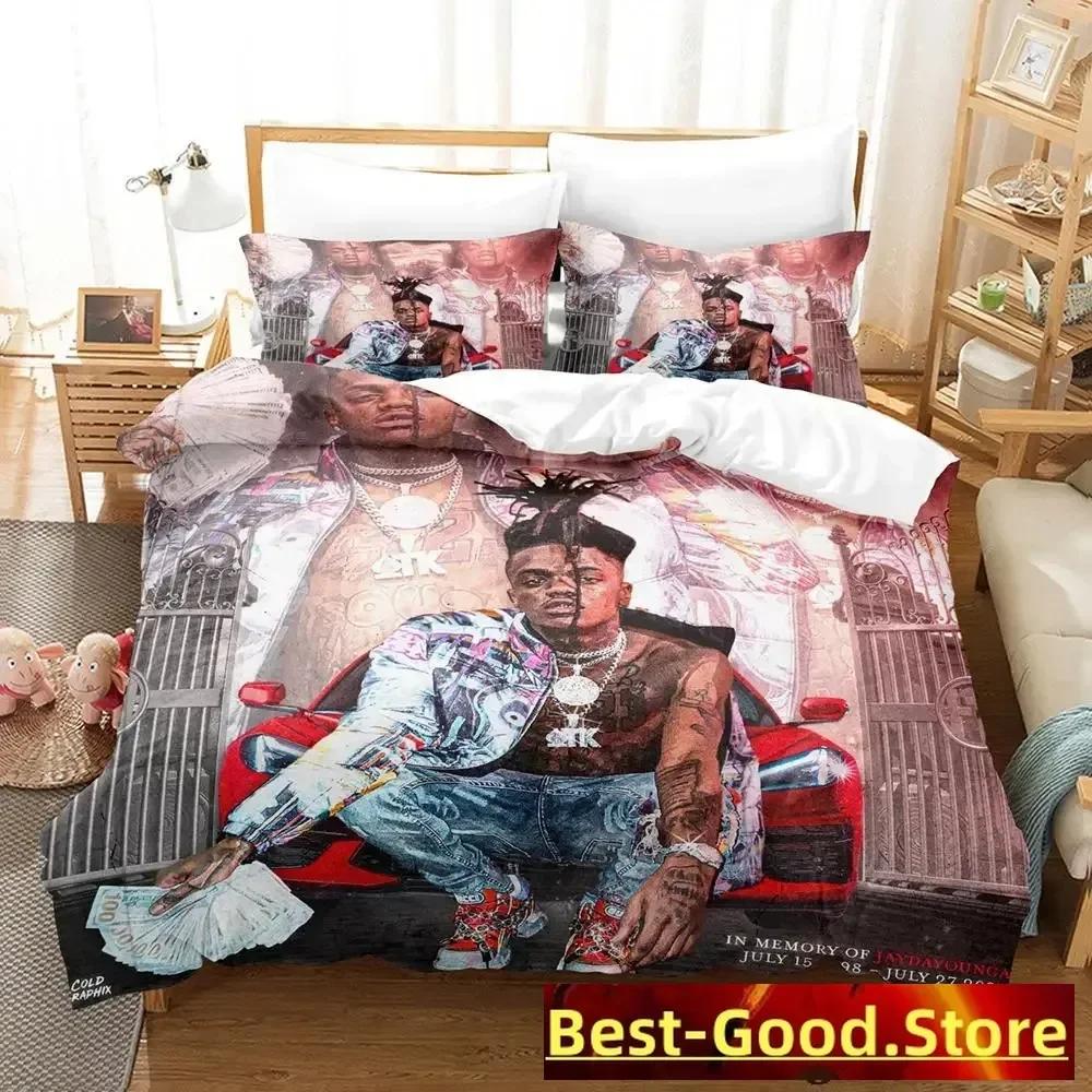 RIP jaydayoungan Bedding Set Single Twin Full Queen King Size Bed Set Aldult Kid Bedroom Duvetcover Sets Anime parure de lit Bed