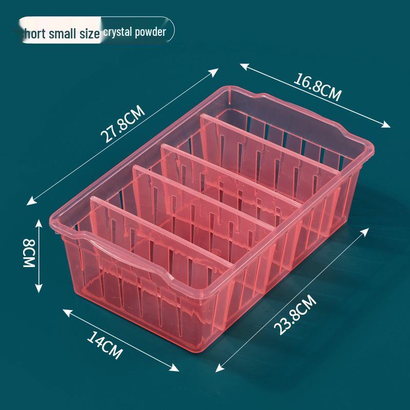 Klare Rechteckige Schreibtisch-Aufbewahrungsbox mit Schublade