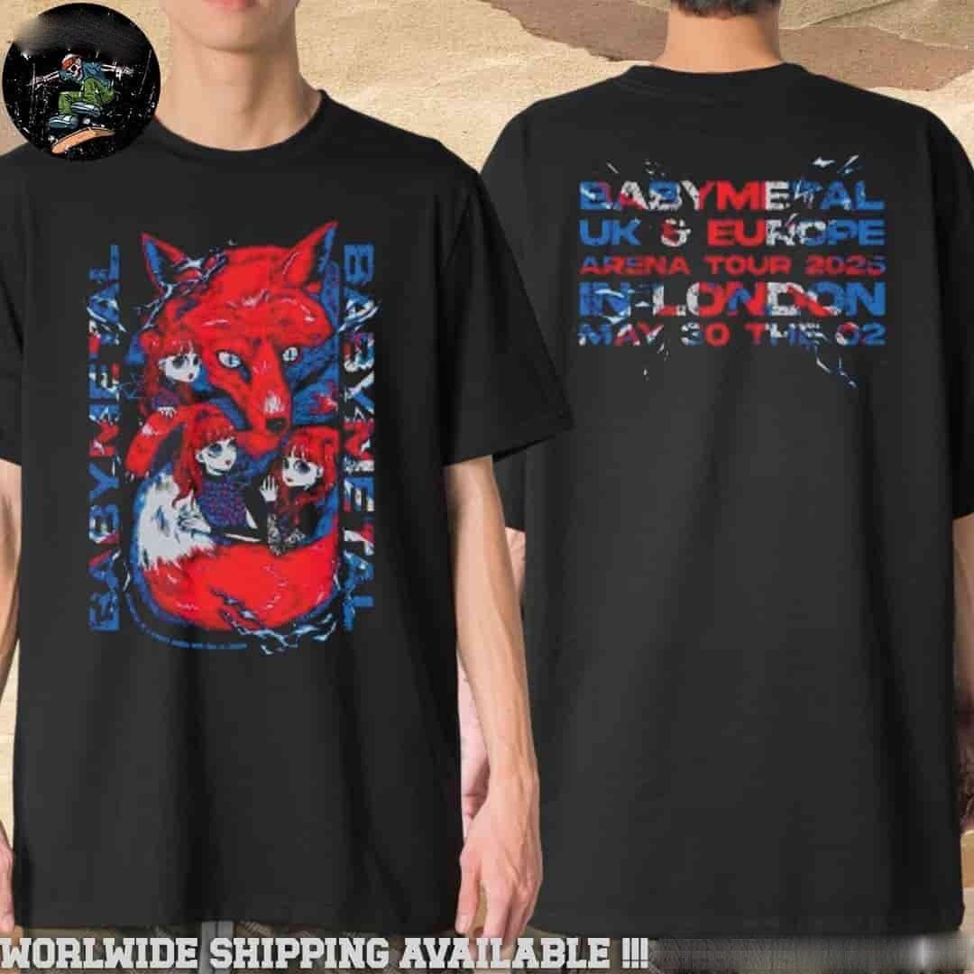 BABYMETAL UK And Europe Tour 2026 Special A In London On May 30 The O2 Merch Tee M