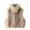Shoulder women's clothing European and American autumn and winter new imitation fox fur vest jacket vest artificial fur vest