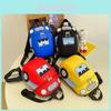 Adorable Korean Style Cartoon Car Kids Backpack For Boys And Girls With Durable Nylon Material