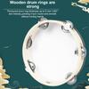 Metallglocken Hand percussion Trommel mit ergonomischem Griff 8 Zoll Einzelreihe Tamburin Rundes Musikalisches Tamburin