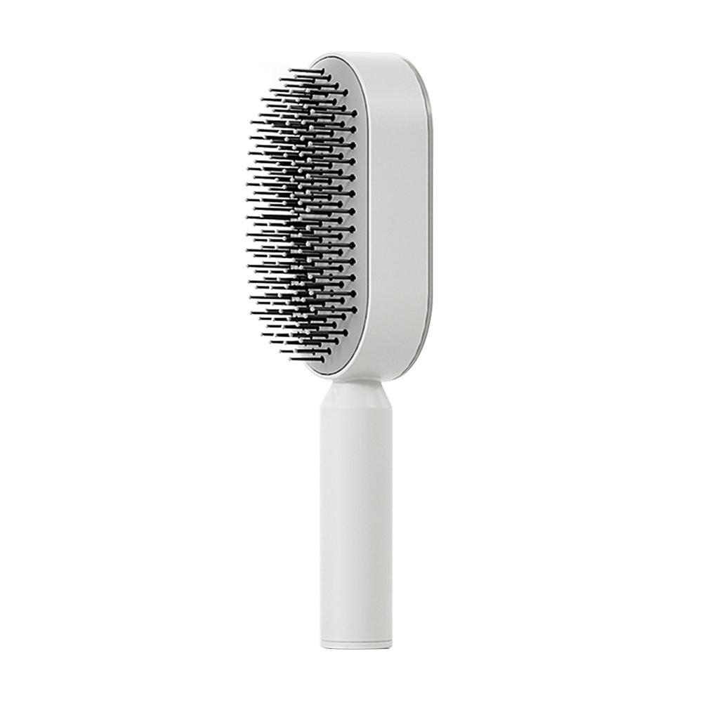 Self Cleaning Hair Brush For Women One-key Cleaning Hair Loss Airbag Massage Scalp Comb Anti-Static Hairbrush Dropshipping