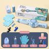 Bubble Machine Automatic Smoke Bubble Blower Rechargeable Elastic Bubble Fog Wand Outdoor Bubble Maker for Kids
