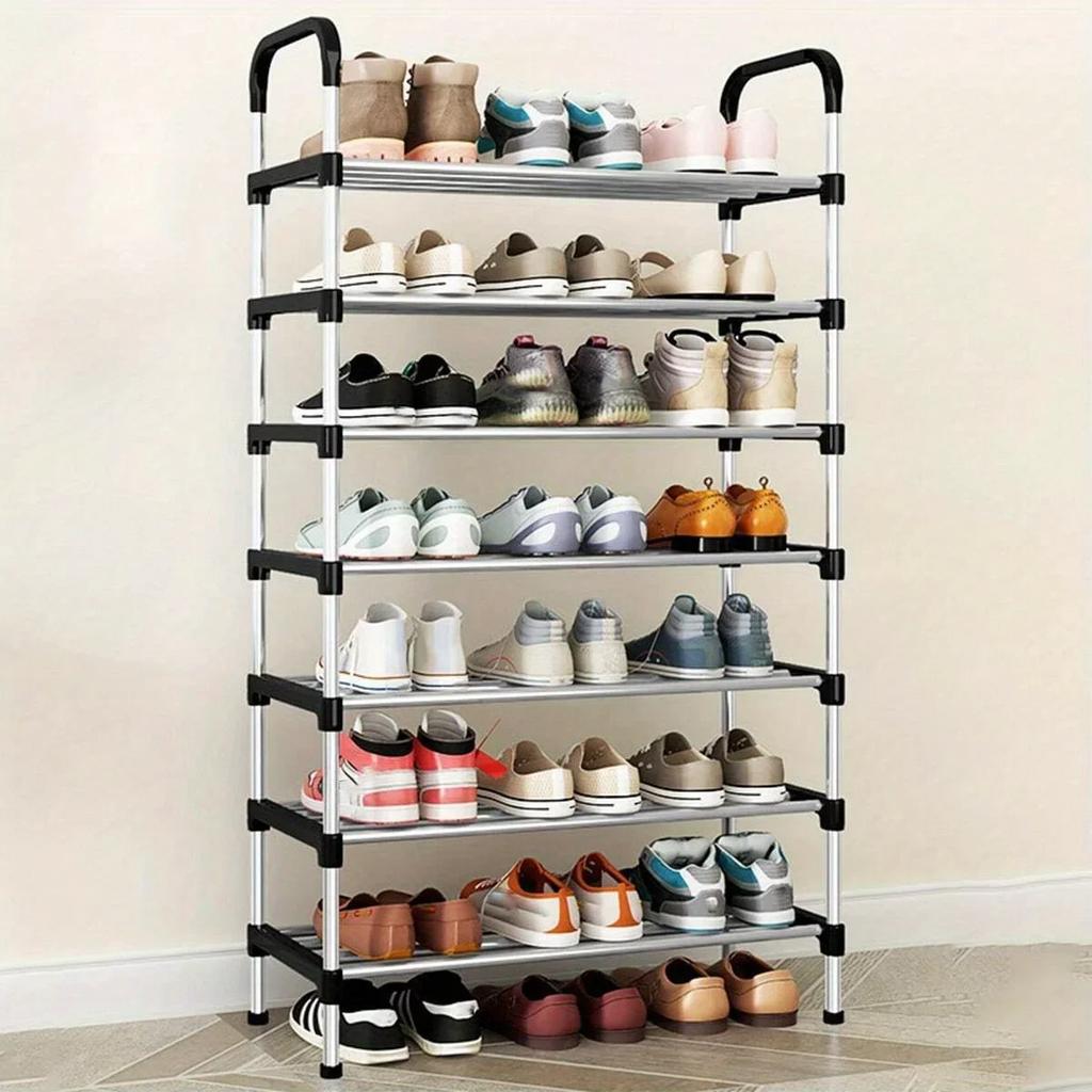 4/5/6/7 Schicht Schuhregal Schuhorganizer Schuhregal Schuhkarton Schuhablage Pflanzenregale Metallschrank Schuhorganizer Schränke Platz