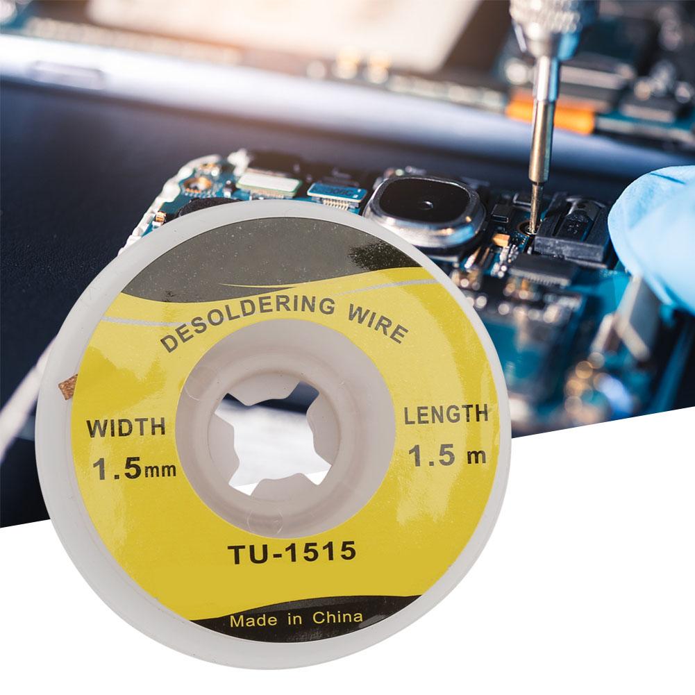 1.5m 1.5mm BGA Solder Wick Desoldering Braid Wire PCB Solder Remover