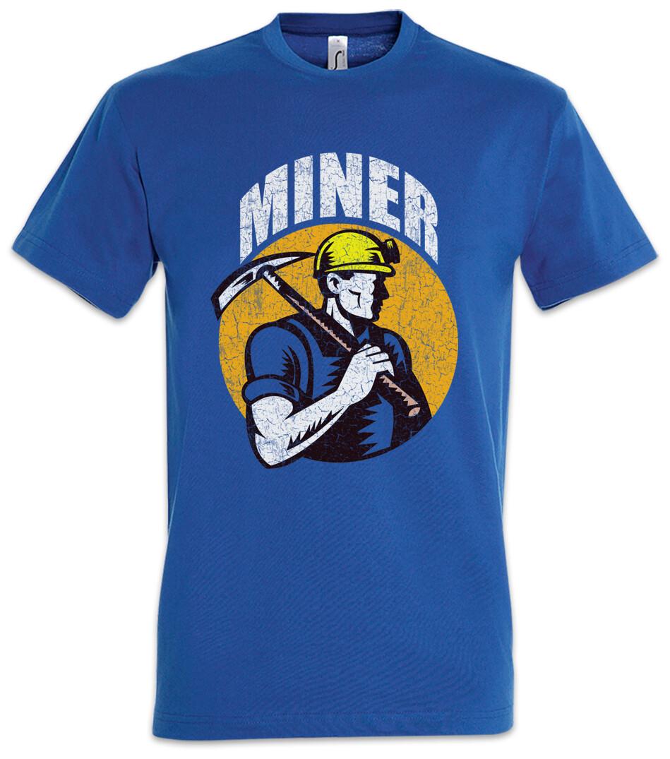 Miner I T Shirt Coal Miner Mineworkers Mine Miners Mining Socialism Worker- S
