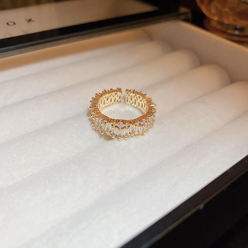 French Temperament Butterfly Pearl Bow Open Ring Simple Trend Index Finger Ring Jewelry Women