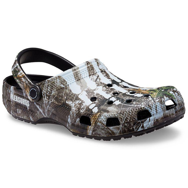 Crocs Pleasures x Realtree x Classic Clog Skeleton - Edge Camo Unisex Sneakers Green 208267-960