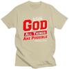 Male With God All Things Are Possible T Shirt Streetwear Short Sleeves Pure Cotton Colthing Casual Design Graphic Tee Tops
