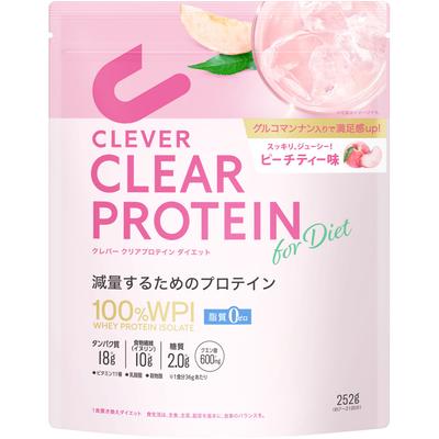 Nature Labo Clever Protein Weight Down Peach Tea 252g Drinks & Shakes Meal Replacements Drinks & Shakes