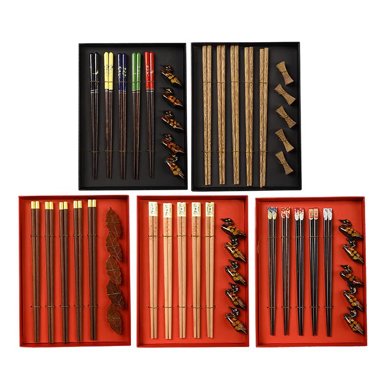 Ru Han Red Sandalwood Chopsticks Gift Set