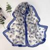 1Pcs Chiffon Georgette Silk Scarf Elegant Bandana Scarf Durable Headband Shawl  Summer Beach