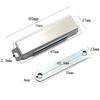 4Pcs Magnetic Door Catch Cupboard Door Magnets Heavy Duty 40KG Pull Balcony Door Magnetic Catches Stainless Steel Door Closer