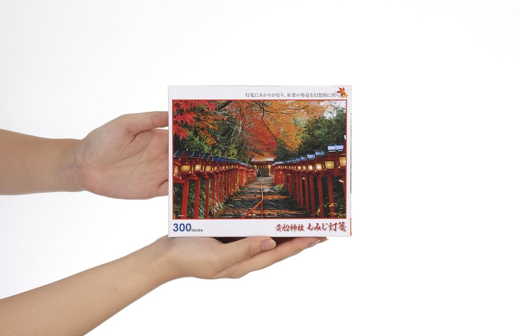 [Made In Japan] Beverly 300-Piece Jigsaw Puzzle: Kifune Shrine Maple Lantern (26 X 38 Cm) 300-037
