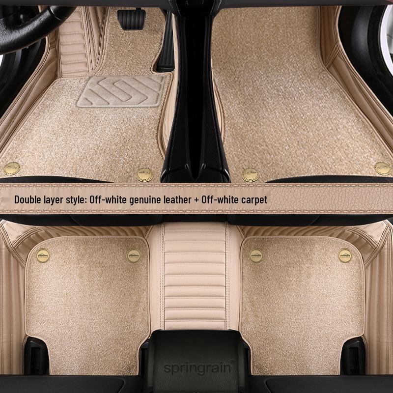 Genuine Leather Full Surround Floor Mats for Jaguar XFL, XEL, XE, XF, XJL, F-PACE, E-PACE