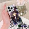 Wandering Witch Saya Phone Case for iPhone 17 16 15 14 13 12 11 Air Pro Max Plus Electroplated Silver Magsafe Cover