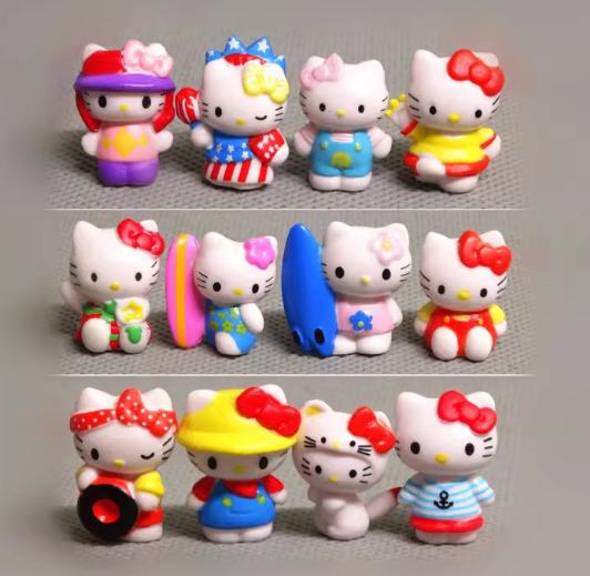 New Product In Stock Mini Version Small Kt Cat Melody Doll Doll Blind Box Handmade Model Desktop Ornament Surprise Gifts