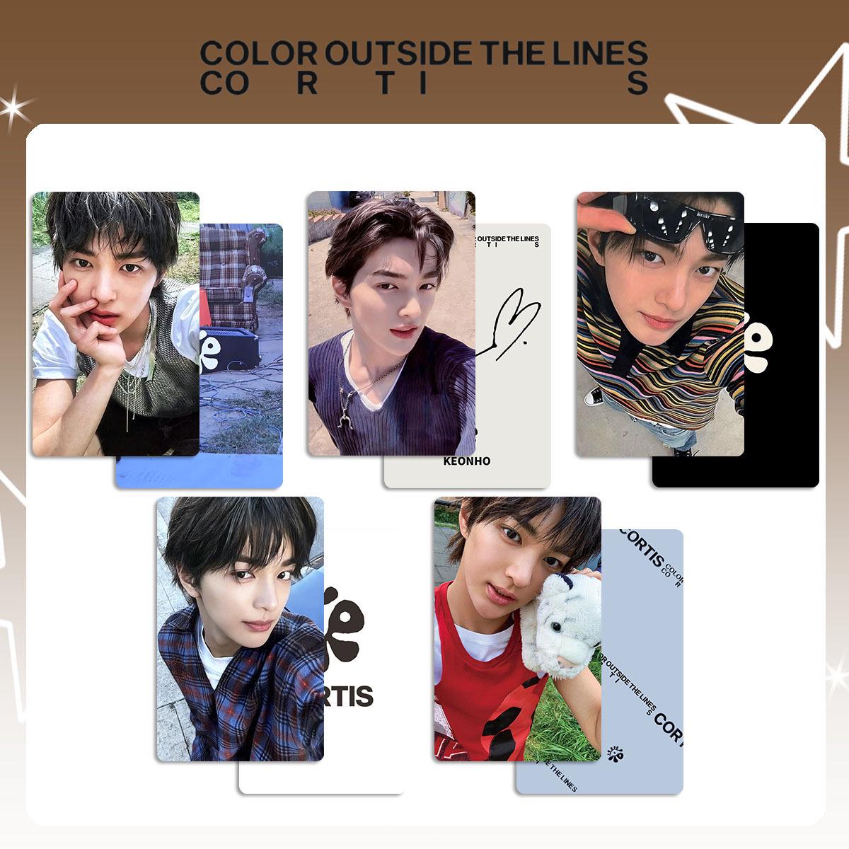 

Групповое фото и витрина карточек CORTIS: Специальный альбом и карты для камбэка от HMV, WVS, Tower Records.