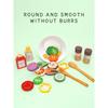 Kitchen Pretend Play Toys Simulation Food Accessories Pizza Salad Dessert Set Educational Toy for Toddler 3+
