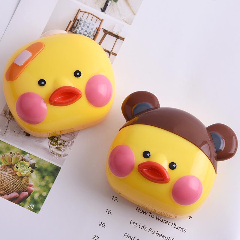 

New Cute Cartoon Duck Contact Lens Case with Hyaluronic Acid
