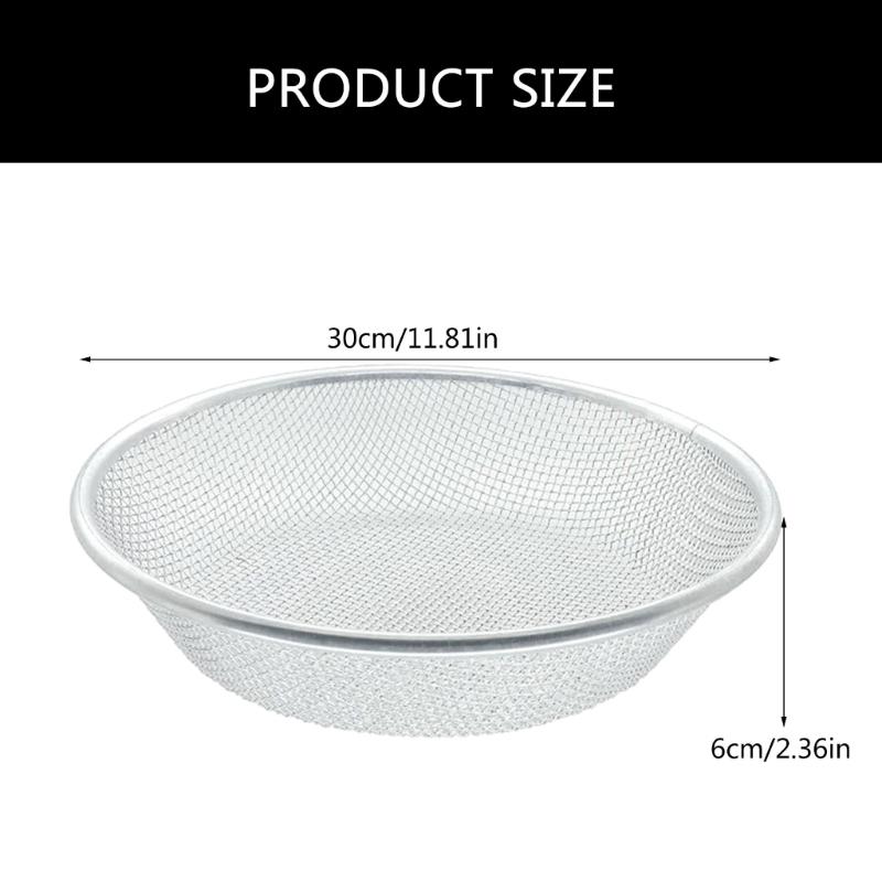 Professional Gardening Sifter Compost Sieve Tool Rock Dirt Separator Gardening Sifting Equipment Metal Texture for Soil