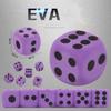 Soft Sponge Solid Dice Elastic 3.8cm Dot Dices Amusing Props Foam Dot Dice  Math Teaching